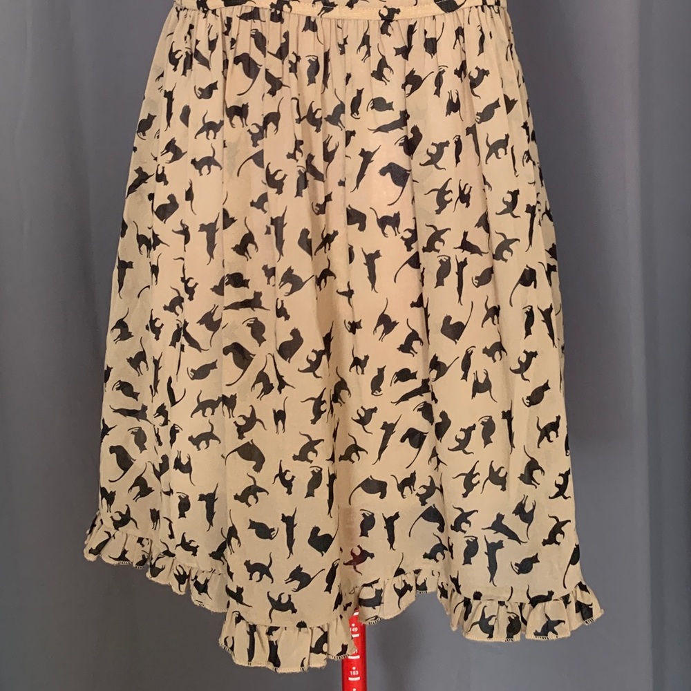 Cat Print Dress - Picture 5 of 6